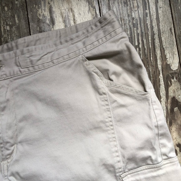 Vintage Pulp Tan Khaki Chino Hip Pocket Shorts Size XL - Picture 3 of 8
